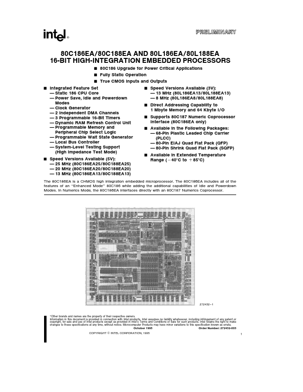 80C186EA Intel Corporation
