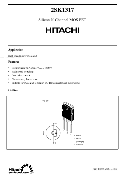 K1317 Hitachi Semiconductor