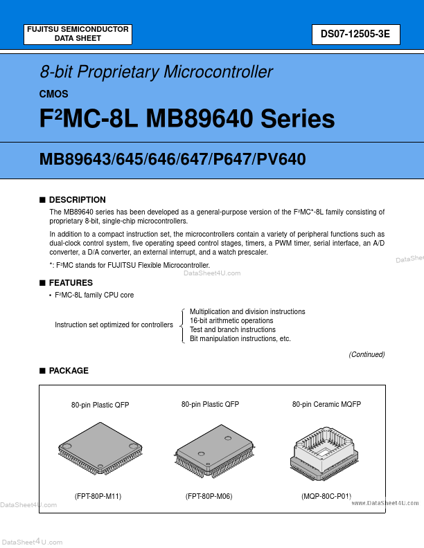 MB89646 Fujitsu Media Devices