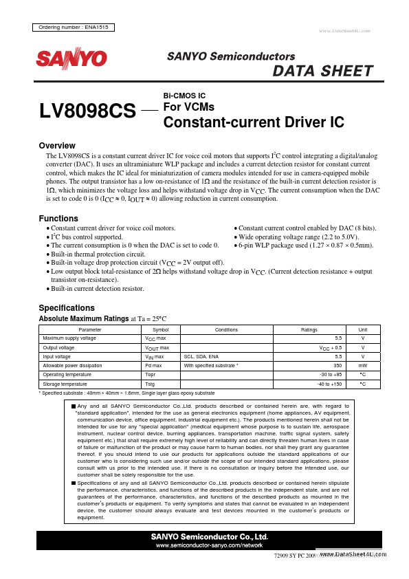 LV8098CS