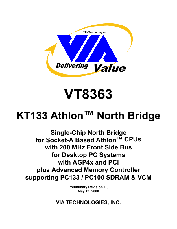 VT8363 VIA