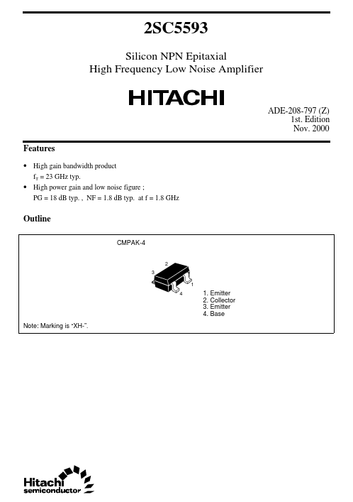 2SC5593 Hitachi Semiconductor