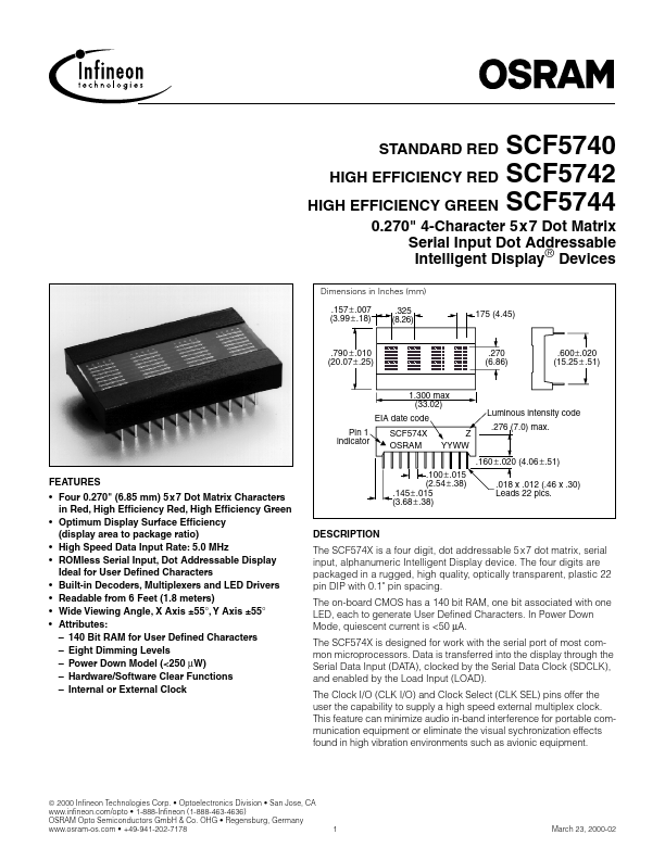 SCF5742 Infineon