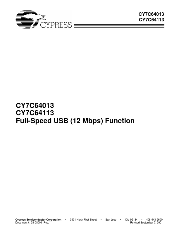 CY7C64113