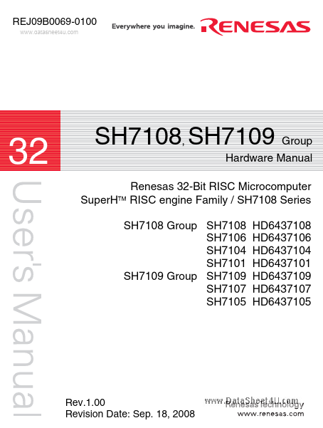HD6437108 Renesas Technology
