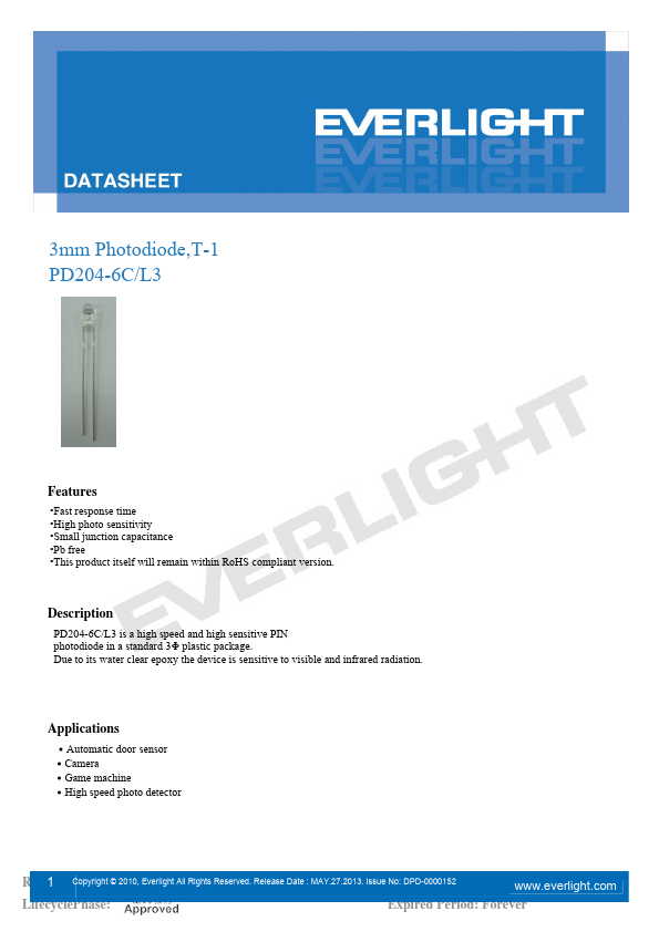 PD204-6C-L3 Everlight Electronics