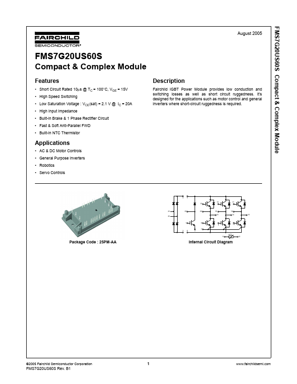 FMS7G20US60S Fairchild Semiconductor