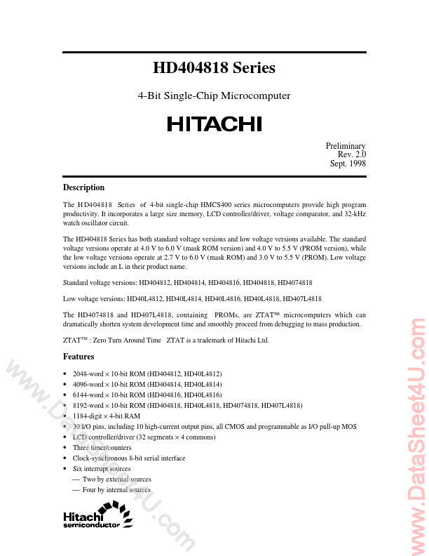 HD404812 Hitachi
