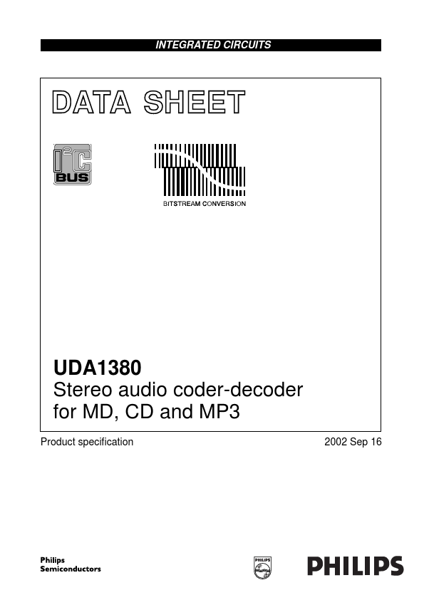 UDA1380 Integrated Circuit Systems