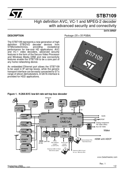 STB7109 ST Microelectronics