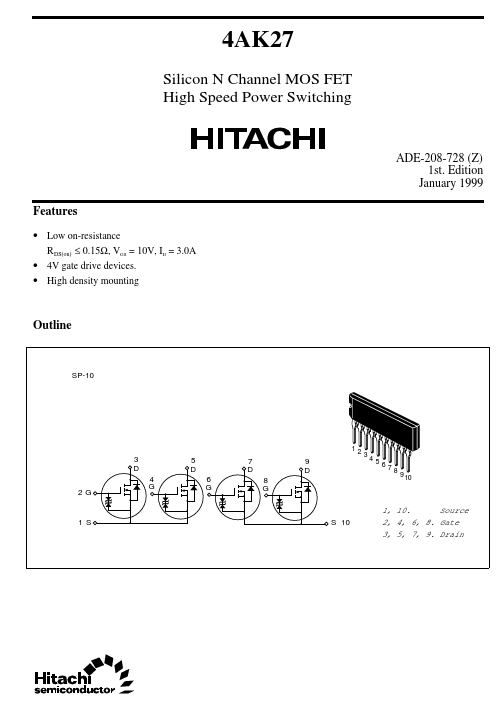 4AK27 Hitachi Semiconductor