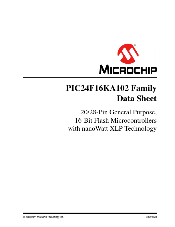 PIC24F16KA102 Microchip Technology