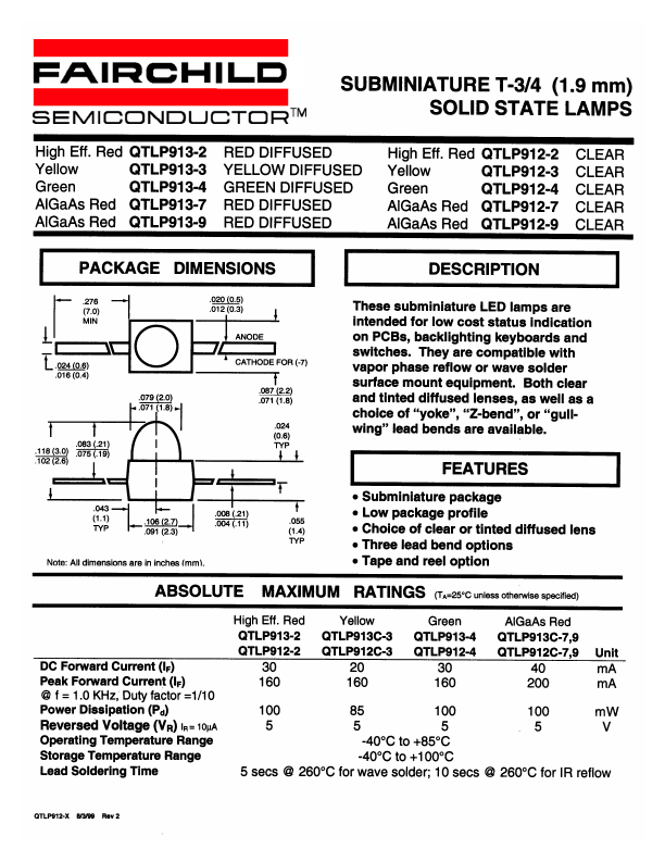 QTLP913-7 Fairchild Semiconductor