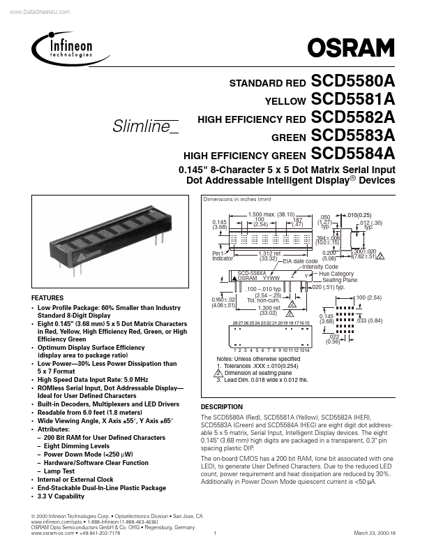 SCD5582A Infineon Technologies