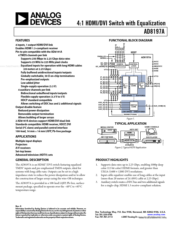 AD8197A Analog Devices