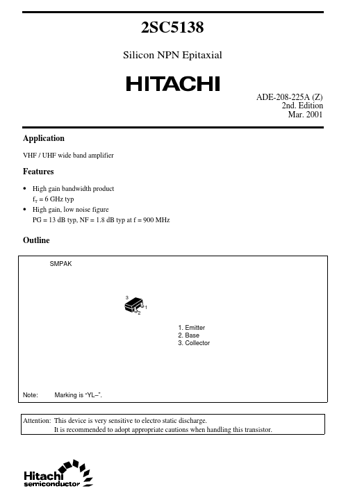 2SC5138 Hitachi Semiconductor