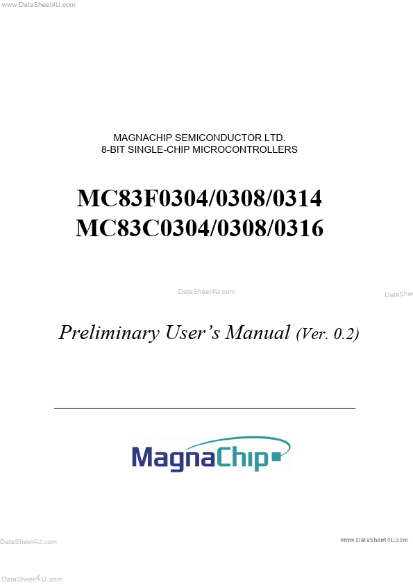 MC83C0316 MagnaChip Semiconductor