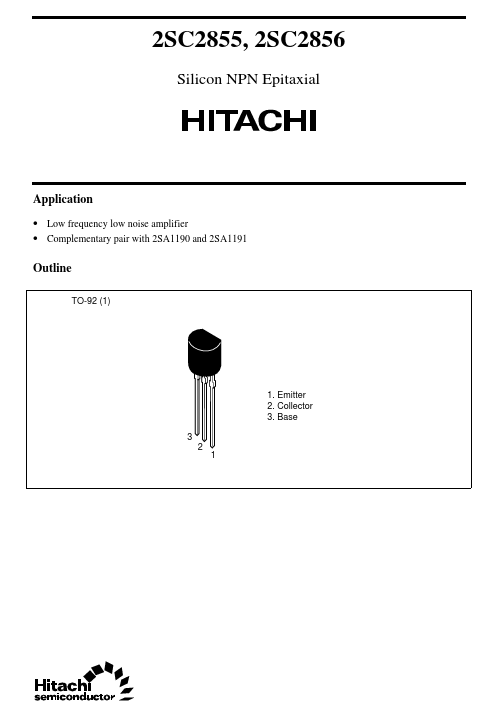 2SC2856 Hitachi Semiconductor