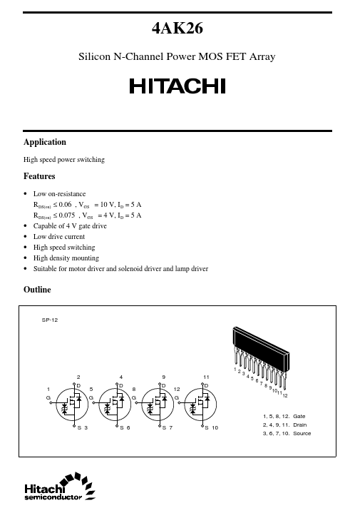 4AK26 Hitachi Semiconductor