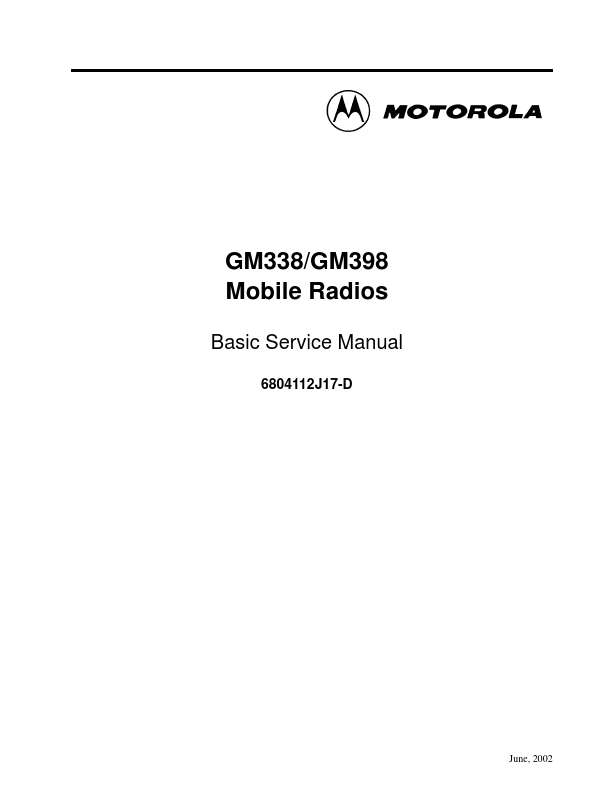 GM398 Motorola
