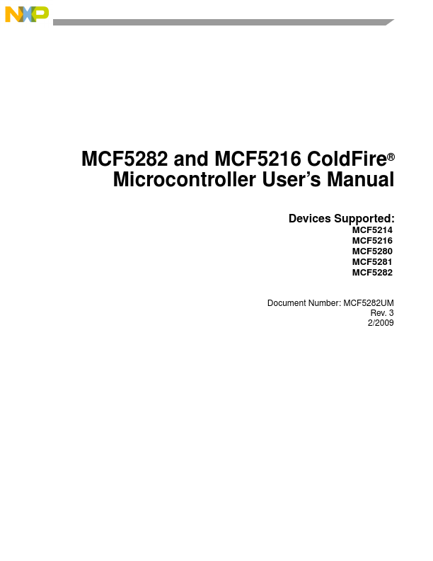 MCF5216 Freescale Semiconductor