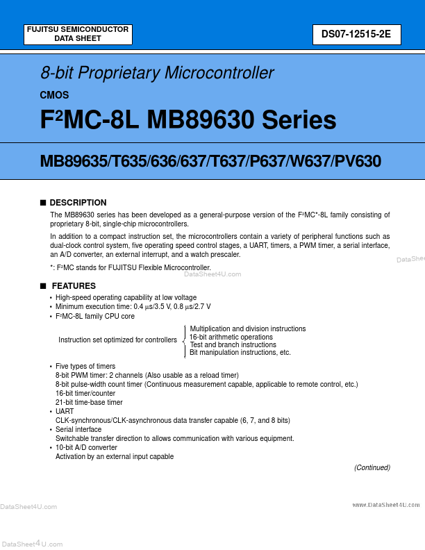 MB89636 Fujitsu Media Devices