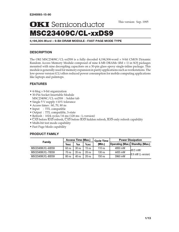 MSC23409CL-80DS9