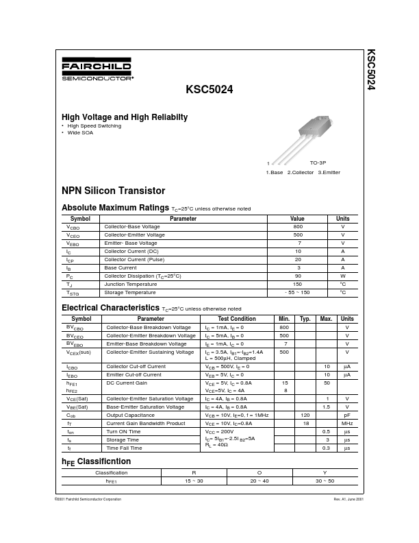KSC5024 Fairchild Semiconductor