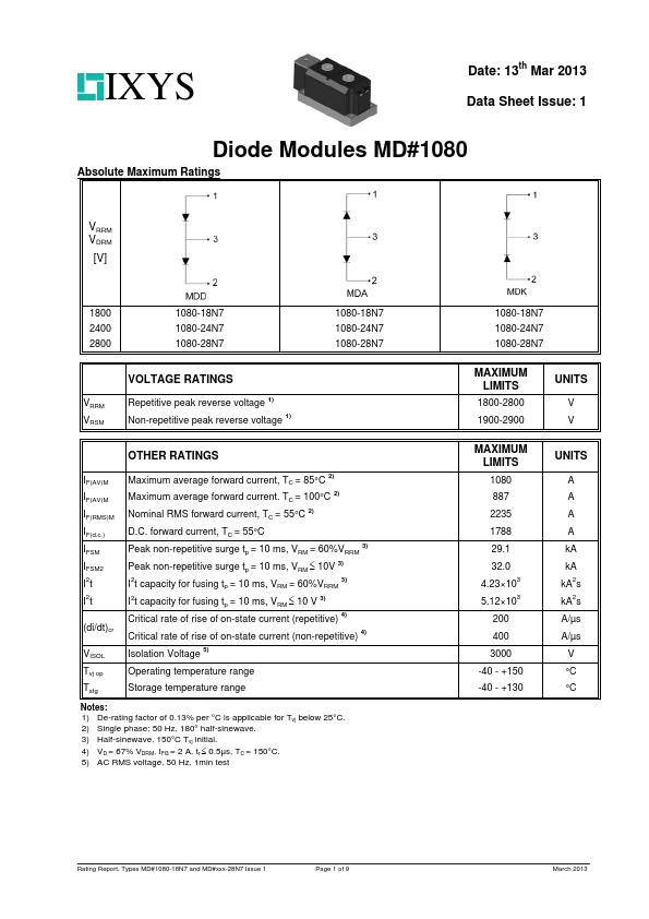 MDA1080-28N7 IXYS