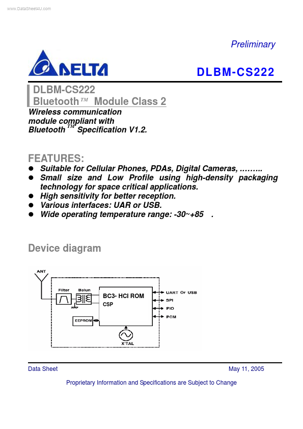 DLBM-CS222 Delta Electronics