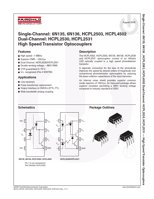 6N136 Fairchild Semiconductor