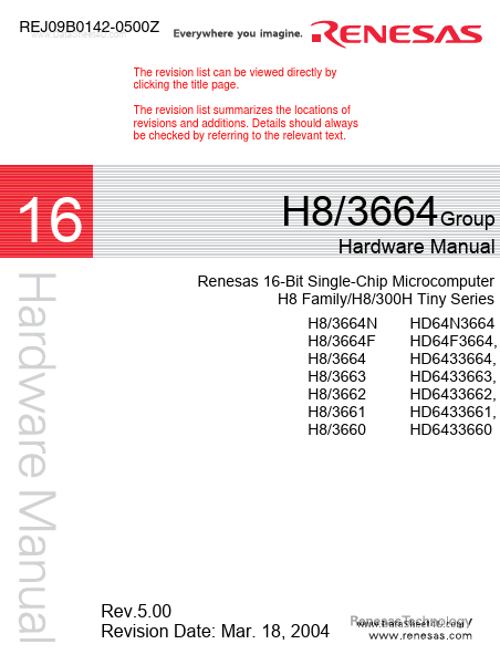 HD6433660 Renesas Technology