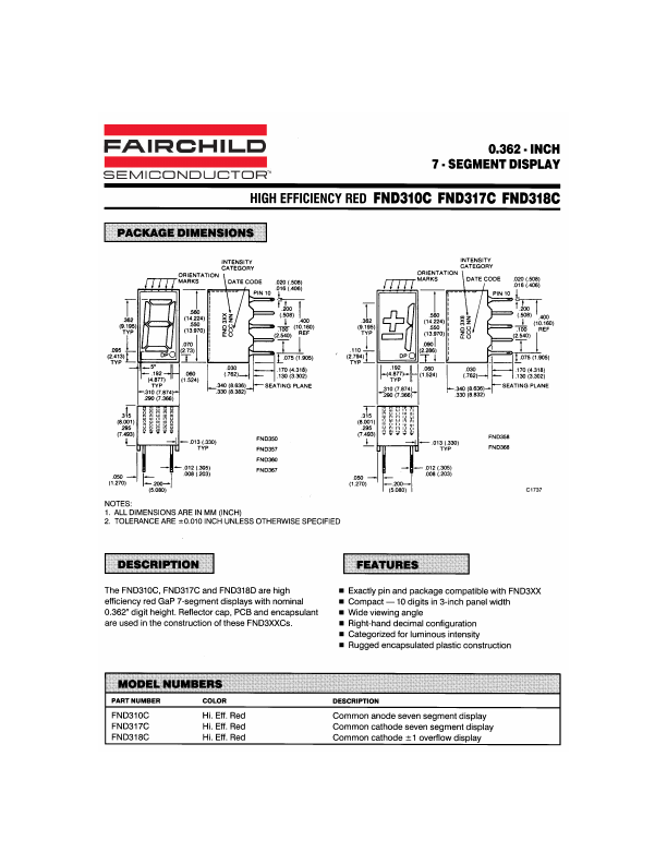 FND317C Fairchild Semiconductor