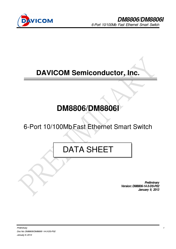 DM8806 DAVICOM
