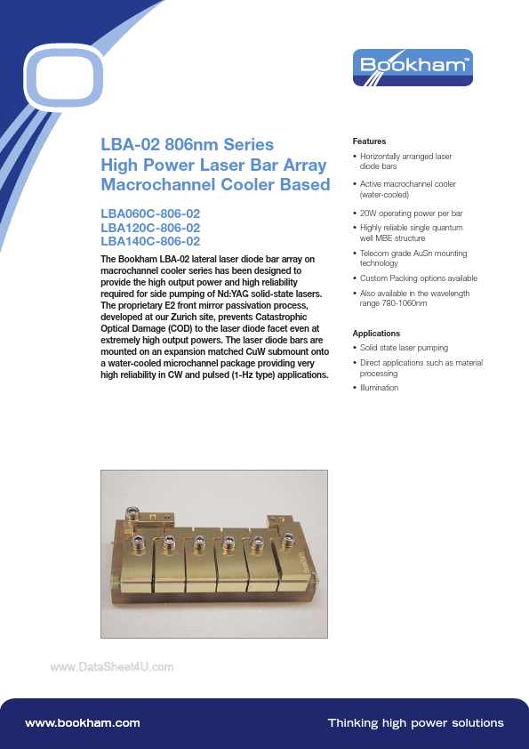 LBA120 Bookham Technology