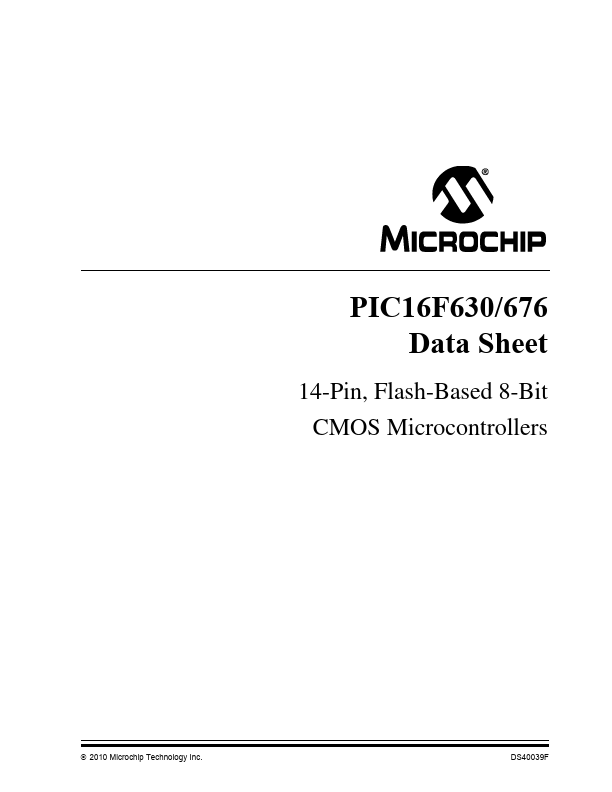 PIC16F676 Microchip Technology