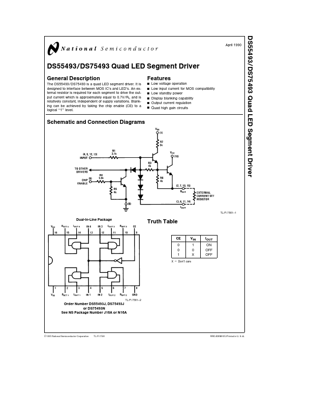 DS75493 National Semiconductor