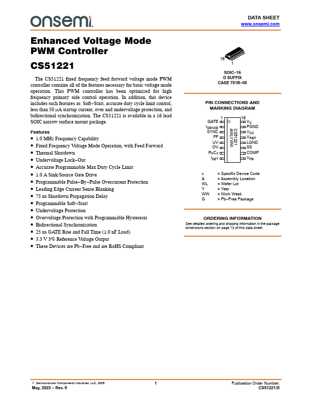 CS51221 ON Semiconductor