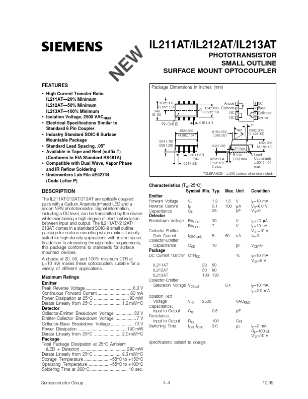 IL213 Siemens Semiconductor Group