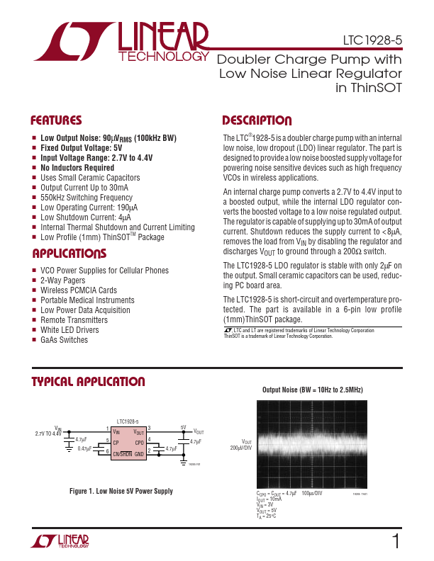 LTC1928-5 Linear Technology