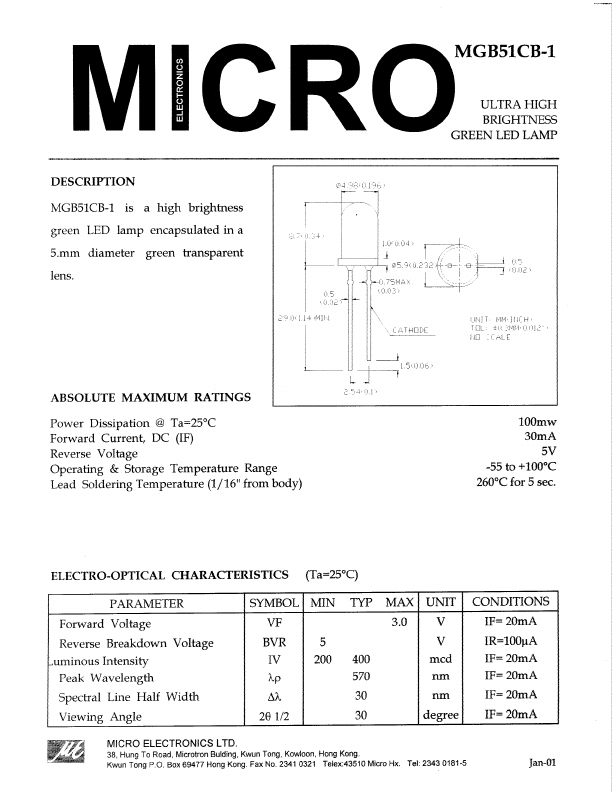MGB51CB-1 Micro