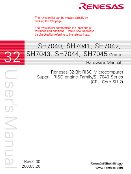 HD6437045 Renesas Technology