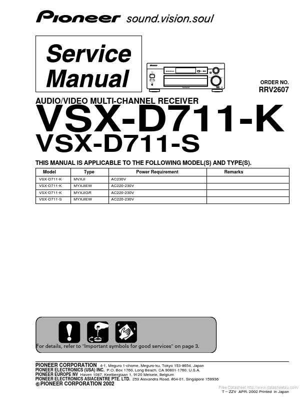 VSX-D711-K Pioneer