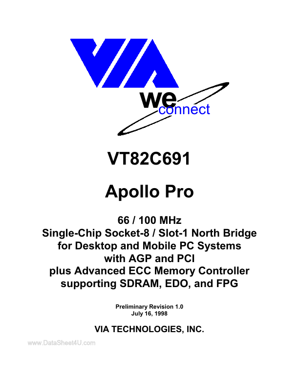 vt82c691 VIA Technologies