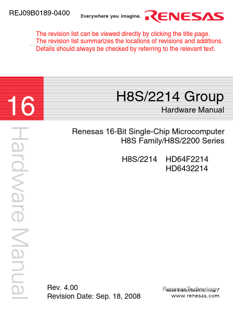 HD64F2214 Renesas Technology