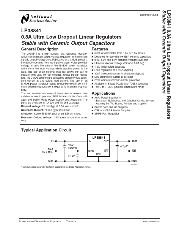 LP38841 National Semiconductor
