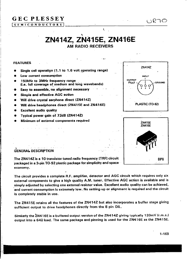 ZN416E ETC