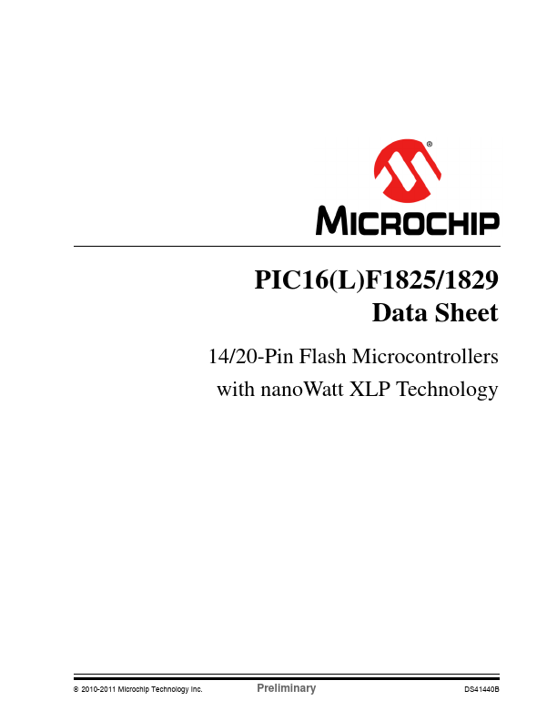 16F1829 Microchip