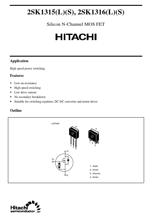 K1315 Hitachi Semiconductor