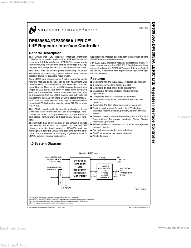 DP83956A National Semiconductor